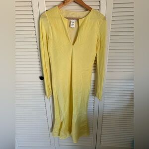 Bright beautiful Regina Rubens silk and linen sheath dress